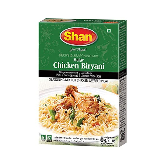 Shan Malay chicken biryani